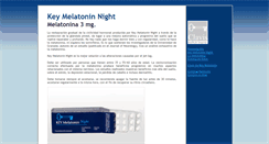 Desktop Screenshot of keymelatoninnight.es