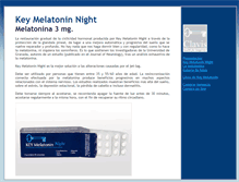 Tablet Screenshot of keymelatoninnight.es